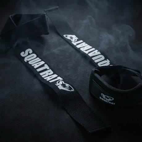 SQUATRAT Lifting Straps schwarz Detail